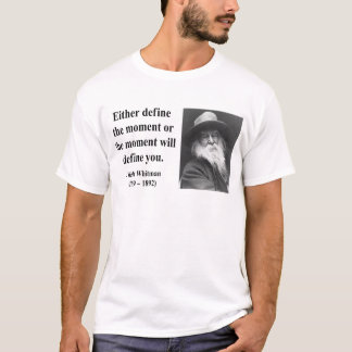 Whitman Zitat 2b T-Shirt