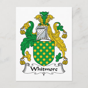 Whitmore Familienwappen Postkarte