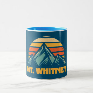 Whitney California Retro Turquoise Zweifarbige Tasse