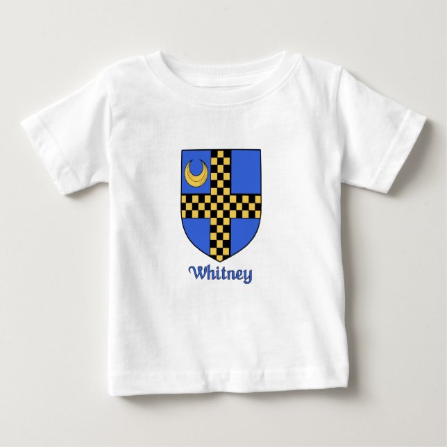 Whitney Family Shield Baby T-shirt (Vorderseite)