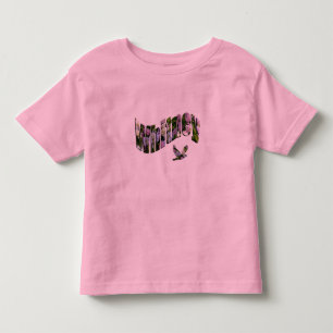 Whitney, Floral Girls Name Logo, Kleinkind T-shirt