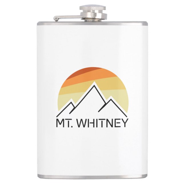 Whitney Retro Flachmann (Vorderseite)