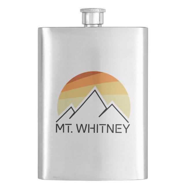 Whitney Retro Flachmann (Vorderseite)