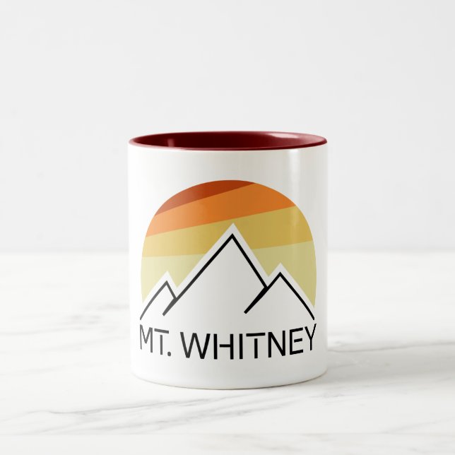 Whitney Retro Zweifarbige Tasse (Mittel)