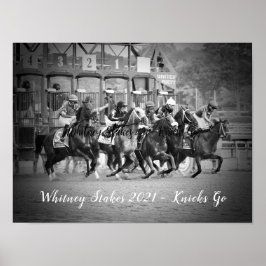 Whitney Stakes - Saratoga 2012 - Knicks Go Poster