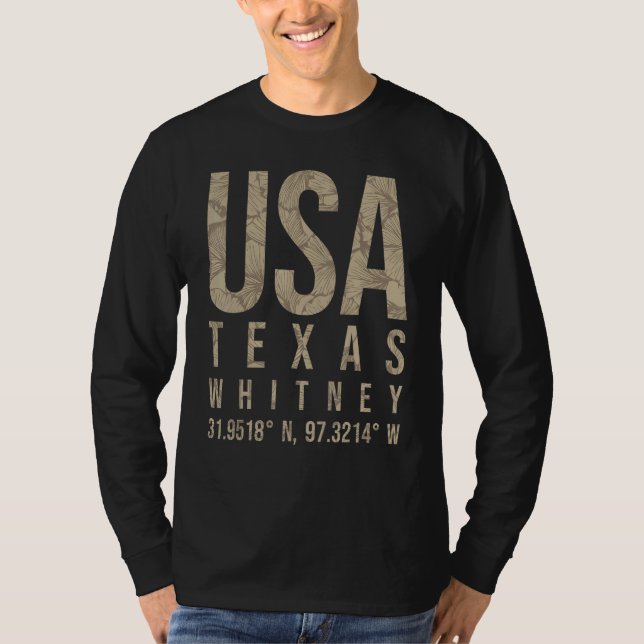 Whitney Tx Texas T-Shirt (Vorderseite)