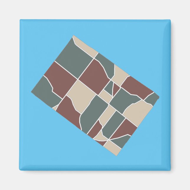 Whitpain Township Map Magnet (Vorne)