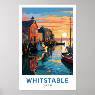 Whitstable England Travel Print Poster