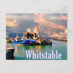 Whitstable Harbour Postkarte