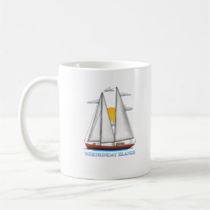 Whitsunday Islands Coastal Nautical Sailing Sailor Kaffeetasse