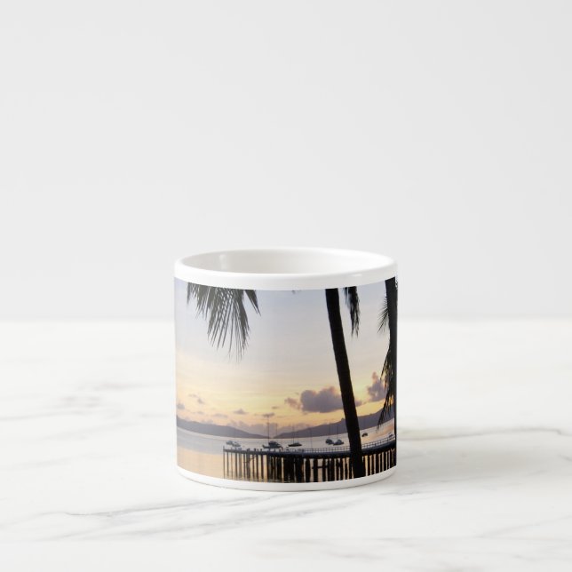 Whitsunday Islands Sunset Espresso Tasse (Vorderseite)