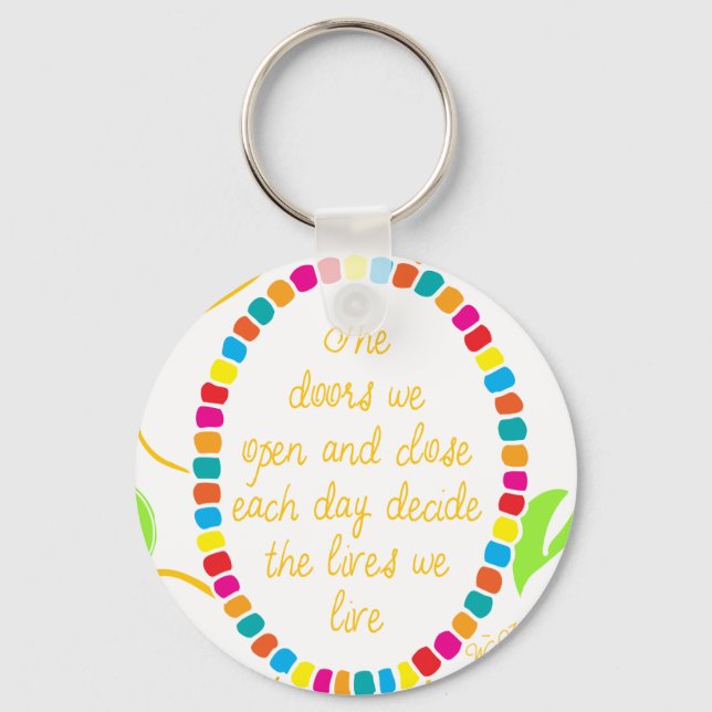 Whittemore: Die Türen, die wir öffnen und nah. Schlüsselanhänger (Vorderseite)