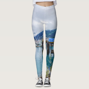 Whittier Alaska Harbor Leggings