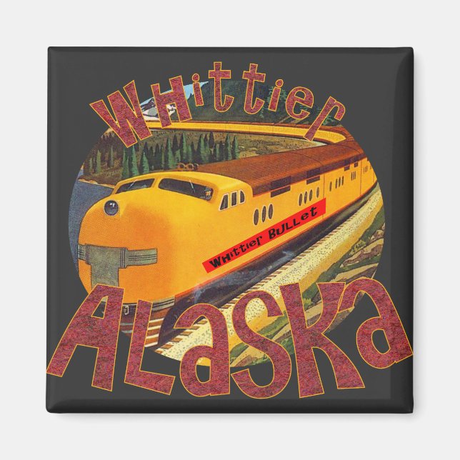 Whittier Bullet Train 260 Kilometer pro Stunde Magnet (Vorne)