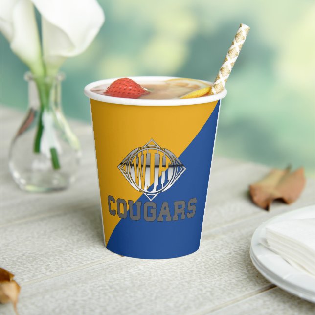 Whittier Jr Hoch-Party-Papierbecher Pappbecher (In Situ)