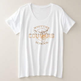 Whittier Junior High School New Designs Große Größe T-Shirt