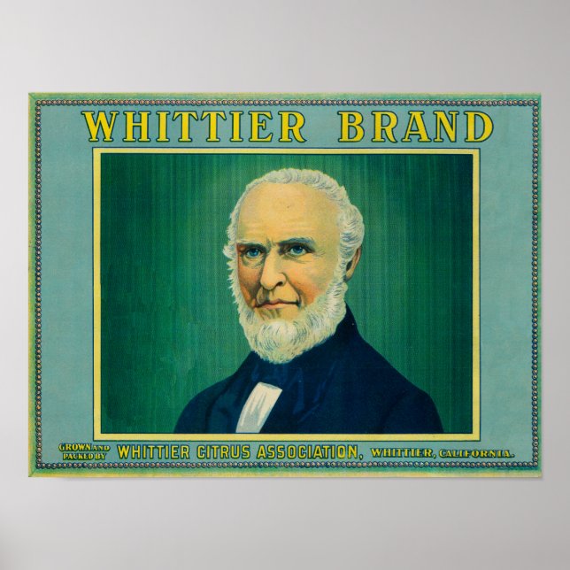 Whittier Lemon LabelWhittier, CA Poster (Vorne)