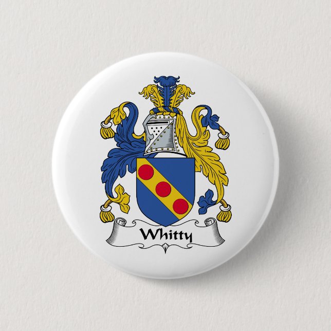 Whitty Familienwappen Button (Vorderseite)