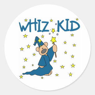 Whiz Kid Runder Aufkleber
