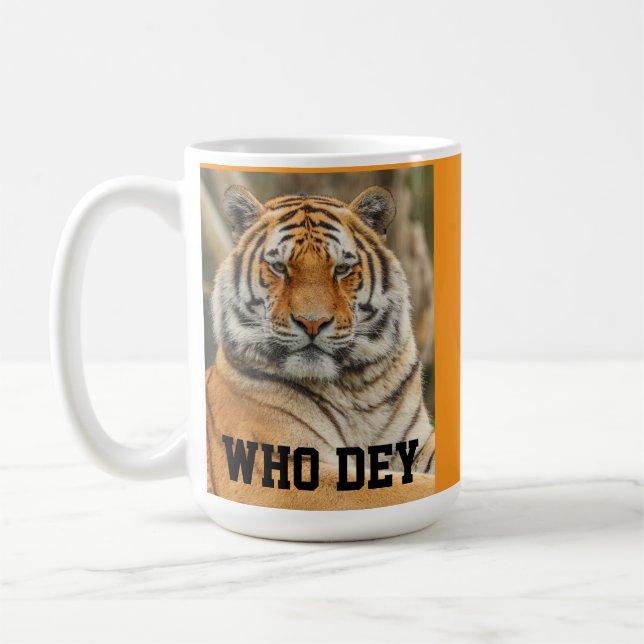 WHO DEY BENGAL TIGER COFFEE MUG KAFFEETASSE (Links)