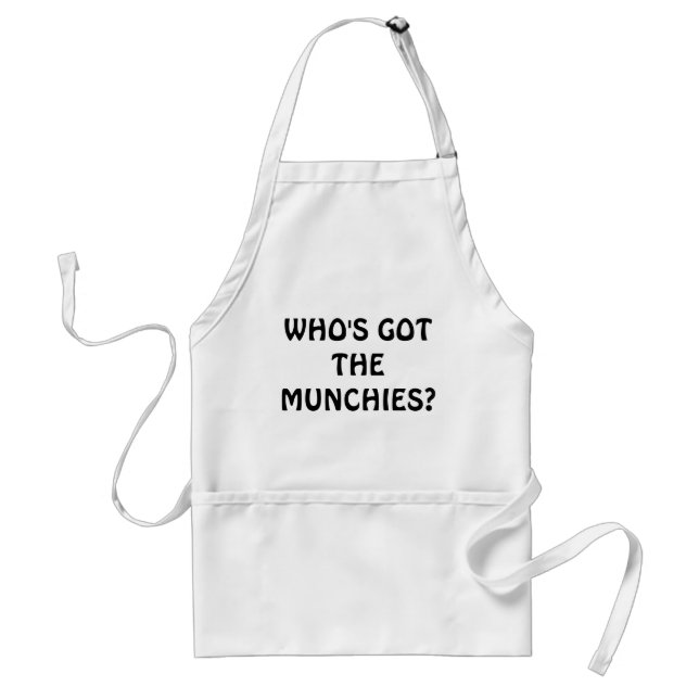 WHO hat DAS MUNCHIES? Schürze (Vorne)