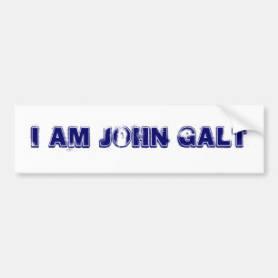 WHO IST JOHN GALT AUTOAUFKLEBER