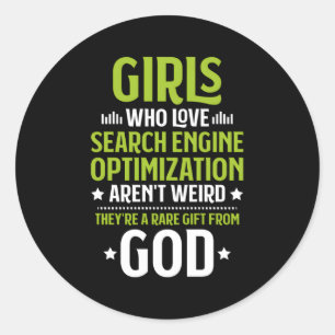 Who Liebe Search Motor Optimization Seo Runder Aufkleber