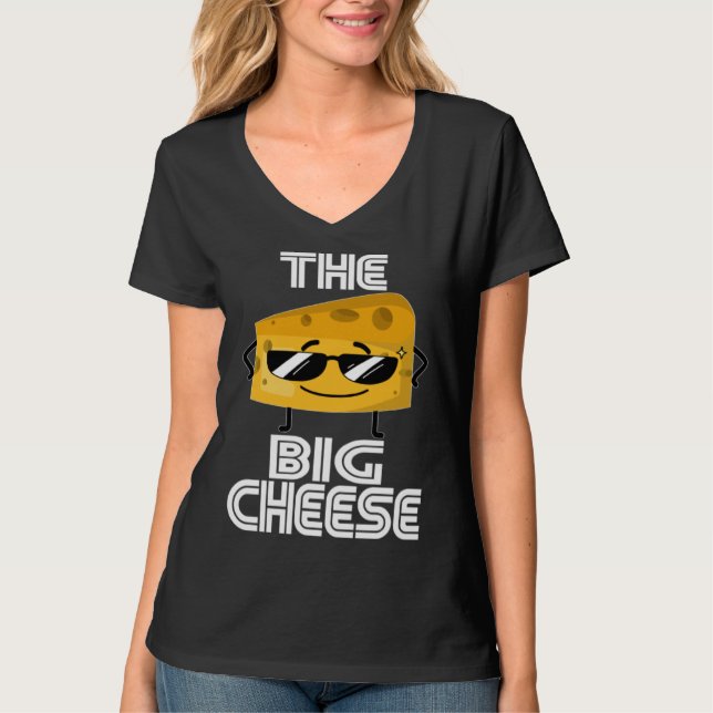 Who s Boss Here The CEO  Sunglasses The Big Cheese T-Shirt (Vorderseite)