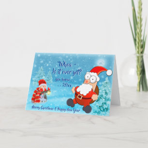 Whoa ist es über aber 20xx lustige Weihnachtsgrüße Feiertagskarte