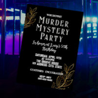 Whodunit Elegant Murder Mystery Party
