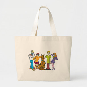 Whole Gang 14 Mystery Inc Jumbo Stoffbeutel