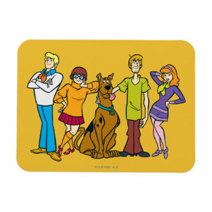 Whole Gang 14 Mystery Inc Magnet