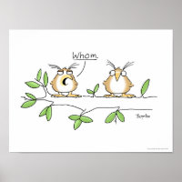 WHOM OWL-Poster von Sandra Boynton