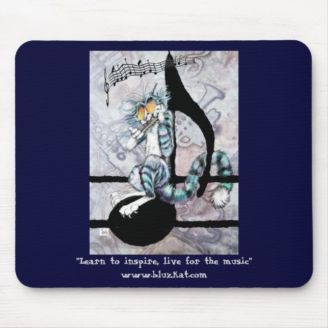 "Whompin" BluzKat Mousepad (Vorne)