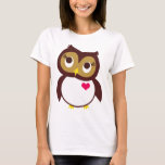 Whoo Liebe dich T-Shirt<br><div class="desc">Illustration einer Eule,  die dich Liebe!</div>