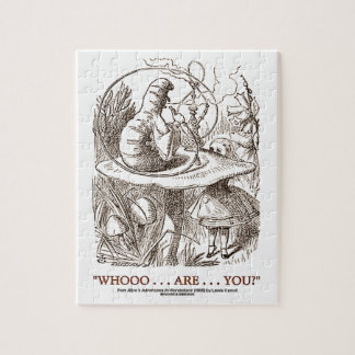 Whooo… sind… Sie? (Alice und die Raupe) Puzzle