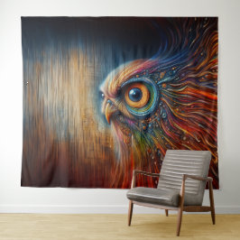 Whooo-Wood-Körner-Schüssel Wandteppich