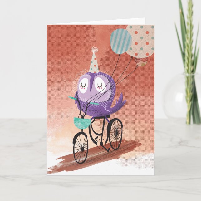 Whooooooooos Geburtstag ist es?! Karte (Vorderseite)