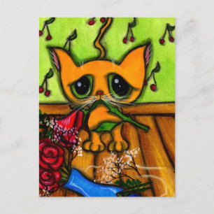 Whoopsie Sorry Kitty Postkarte