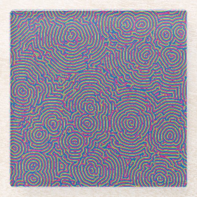 Whorls Glass Untersetzer (Vorderseite)