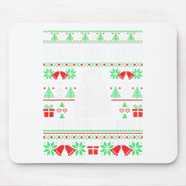 Whose God White Baby Is This Funny Jesus Ugly Chri Mousepad (Vorne)