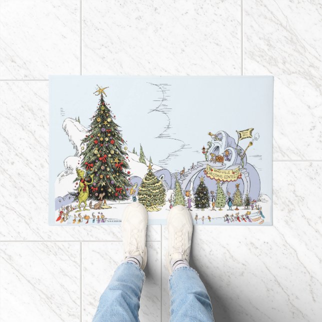 Whoville Christmas Tree Contest Fußmatte (Indoor)