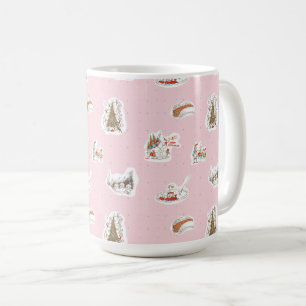 Whoville-Weihnachts-Vignetten-Muster Kaffeetasse