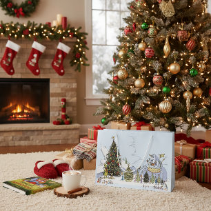 Whoville-Weihnachtsbaum-Wettbewerb Große Geschenktüte