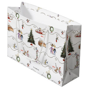 Whoville Weihnachtsgirlanden-Feier Große Geschenktüte