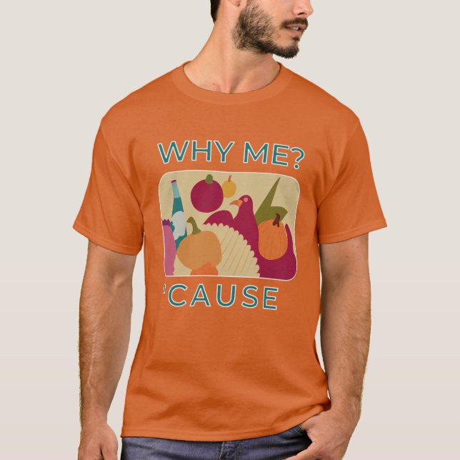 Why me Oversized T-Shirt (Vorderseite)