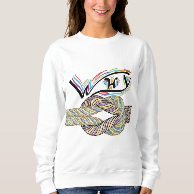 "Why Not" ist grenzenlos Sweatshirt (Vorderseite)
