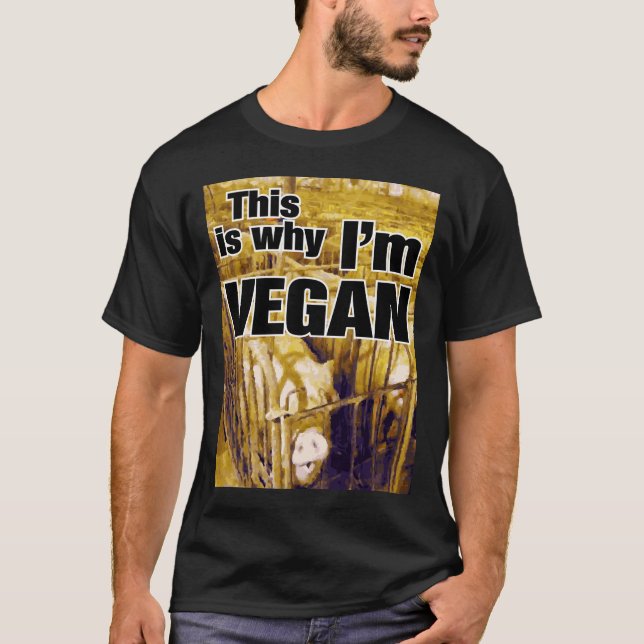 why_vegan_shirt Schluss T-Shirt (Vorderseite)