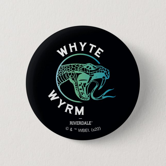 Whyte Wyrm-Logo Button (Vorderseite)