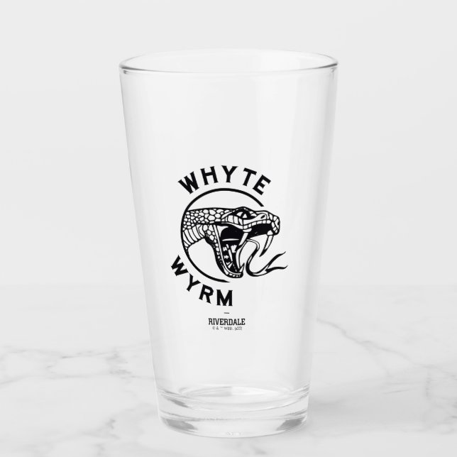 Whyte Wyrm-Logo Glas (Vorderseite)
